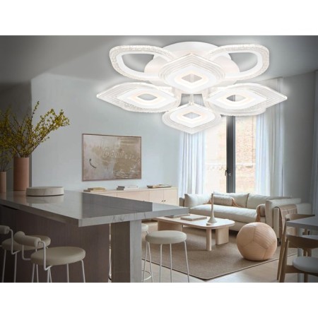 LED ceiling LED with Ambrella Light, Original, FA4294, 8XLED, 128 W, 9600LUM, 3000-6400K, white color.-2