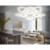 LED ceiling LED with Ambrella Light, Original, FA4294, 8XLED, 128 W, 9600LUM, 3000-6400K, white color.