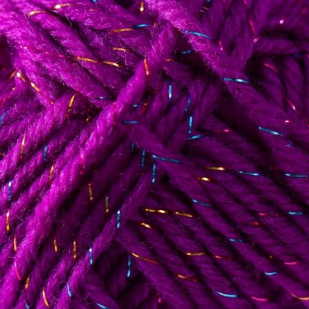 Yarn 70% acrylic, 30% silk "Softy Shine" 50 g 85 m color 15 blackberry-2