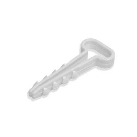 Dowel-homut "tundra", for a flat cable, nylon, 14 mm, white, 100 pcs-1