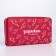 Women's wallet, lightning department, raspberry color