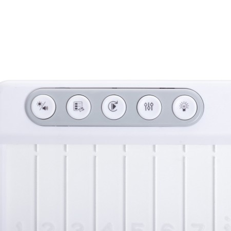 Musical piano sound, light, white color-2