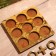 Game desktop "Cross-cuts" 18x18 cm, manpower, brass