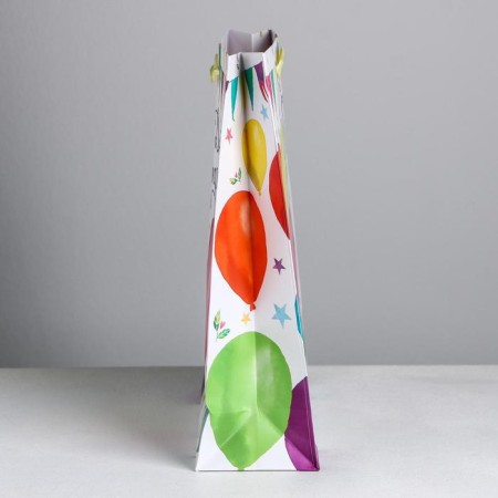 Gift Laminated Vertical Gift, packaging, “Happy Birthday!”, Ml 23 x 27 x 11.5 cm-1