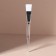 Mask brush, 17 (+/- 1) cm, transparent/white color