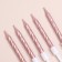 Set of candles in the cake "Spiral", 200pcs, 5 cm, pink gold
