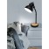 Lubenham table lamp, 1x28W E27, brown color, black