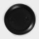 Plastic plastic disposable, d = 20.5 cm, black, 100 pcs/un