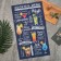 Ethel towel Cocktail Menu 40x73 cm, 100% cotton, sarzha 190 g/m2