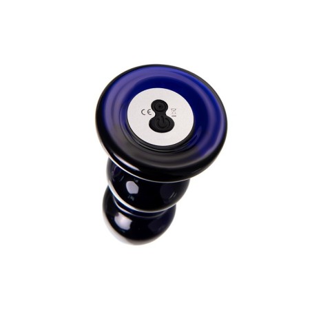 Sexus Glass Viber Vibrovalok, Glass, Blue, 11 cm-3