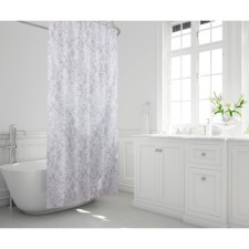 Dantelle bathroom curtains, 180 x 200 cm, gray color