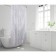 Dantelle bathroom curtains, 180 x 200 cm, gray color