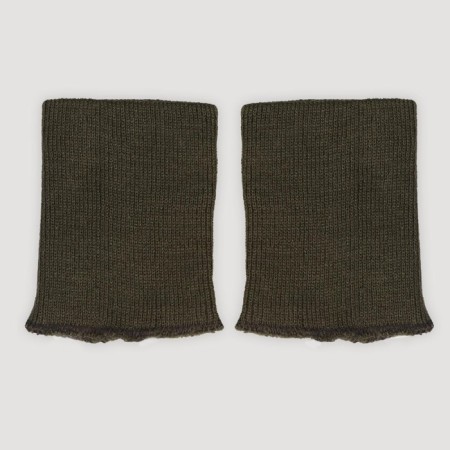 Cuffs, 8 × 10 cm, dark olive color-2