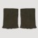 Cuffs, 8 × 10 cm, dark olive color