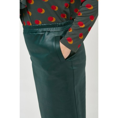 Female skirt, size 60, green color-5