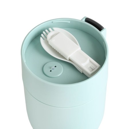Lunch-bokx, 450 ml, saves heat 6 hours, 12.3 x 9.2 cm, turquoise-2