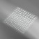 Rhound rhinestones, d = 3/4/5/6 mm, 165 pcs on the sheet, silver color