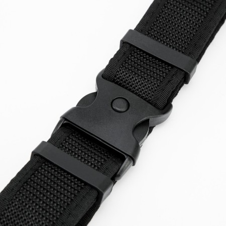 Tactical belt, 125 cm, width 5 cm, plastic buckle, black-3