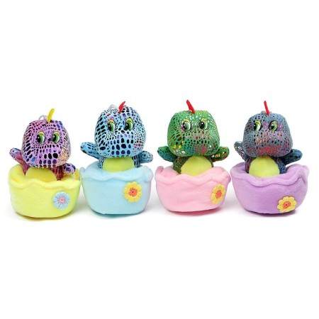 Soft toy "Dragon" in an egg, on a suction cup, 10 cm, color mix-3