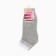 Women's strips socks, gray/white color, rr 23