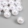 Beads for creativity plastic "Pearls White" d = 1.6 cm set 500 grams