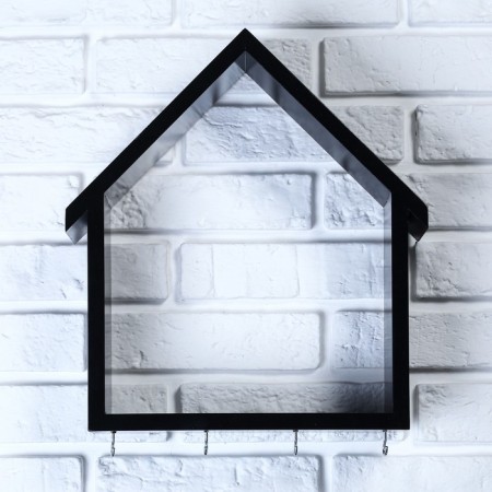 Klyno-regiment house house large, 4 hooks, black 36*33*10-1