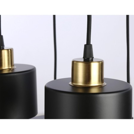 Lamp in the style of Ambrella Light, Traditional, TR8126, 6HE27, black color, brass-4