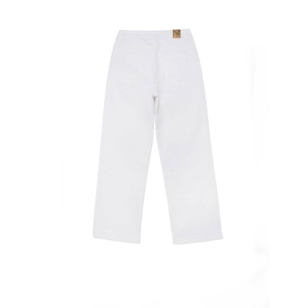 Women's shortened jeans with high landing Contte Elegant, size XL, color White-5