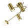Ceiling EVOLUCE lamp. Sle1105-302-06. Raito. 6x5+60 W, GU10+E27, 4000K, 100x100x20 cm, brass color