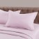 A set with a blanket "Isis", size 160x220 cm, 160x240 cm, 50x70 cm, lilac color