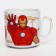A set of ceramic dishes, 3 objects: plate Ø 16.5 cm, bowl Ø 14 cm, mug 200 ml, Avengers, Marvel