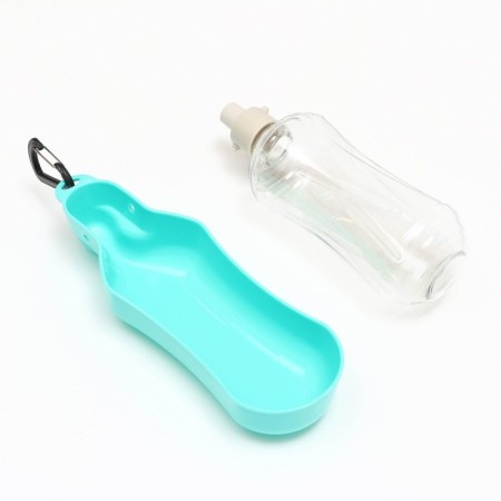 Walking shape curly, 500 ml, with soft nose, turquoise-3