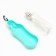 Walking shape curly, 500 ml, with soft nose, turquoise