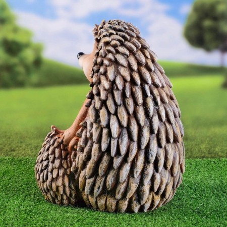 Garden figure "Hedgehog Mom with a hedgehog" 35x23x23cm-2