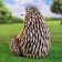 Garden figure "Hedgehog Mom with a hedgehog" 35x23x23cm