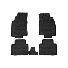 3D mats in the salon for Nissan X-Trail, 2015- P.R. SUV, 4 pcs.