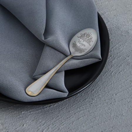 A teaspoon spoon with an engraving "Igor", in a gift box, 3 x 15 cm.-2