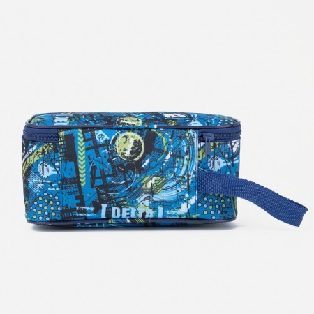 Lightning cosmetic bag, blue color-1