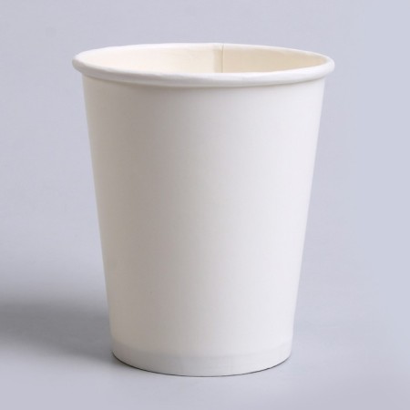 A single -single glass of a plain paper, white color, 250 ml, set 50 pieces-1
