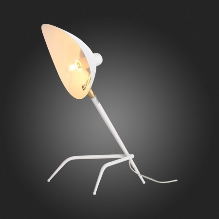 ST LUCE bedside lamp. SL305.504.01. SPRUZZO. 1x60 W, E27, 38x53 cm, white color-2