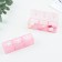 Tabert’s man “Morning, day, evening”, 3 sections, pink, 7.3 x 1.5 cm
