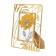 Photo frame "Exotic", 19 × 1 × 24 cm, gold color