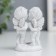 Polystone souvenir "Snowty Angels" 7x4.5x4 cm