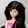 Hair for dolls "wavy with a tail" is small, color 2V