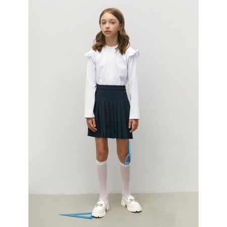 Longsliv children's Amarobaby Ruffle, height 122 cm, white color-6