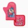 Set of kitchen shade Snake Party: Take 17x17 cm, mittens-plate 20x28 cm, 35% cotton, 65% p/e