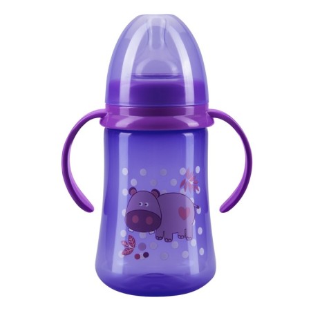 A bottle for feeding with handles, a wide throat, 250 ml, from 6 months.-3