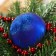 Handmade soap "New Year" perfumed, blue, 50 g
