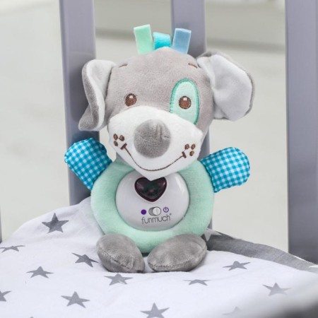 Toy - lamp, developing, musical "dog", 21 cm.-4