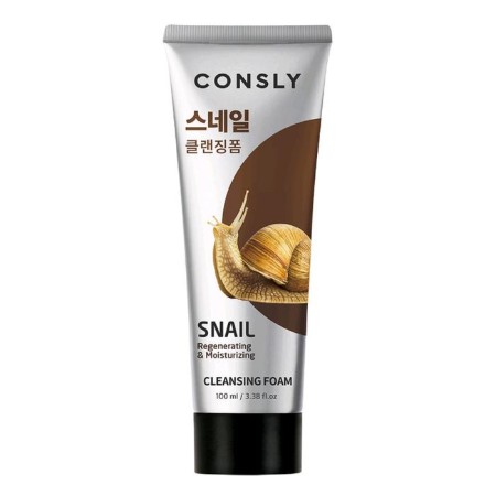 Restoring creamy foam for washing Consly with a snail mucin, 100 ml-5